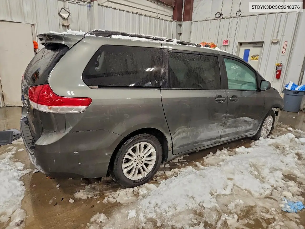 5TDYK3DC5CS248376 2012 Toyota Sienna Xle