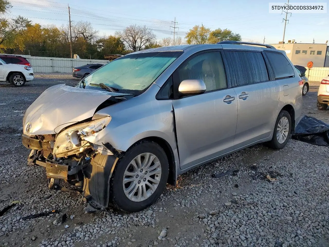 5TDYK3DC0DS334972 2013 Toyota Sienna Xle 8-Passenger