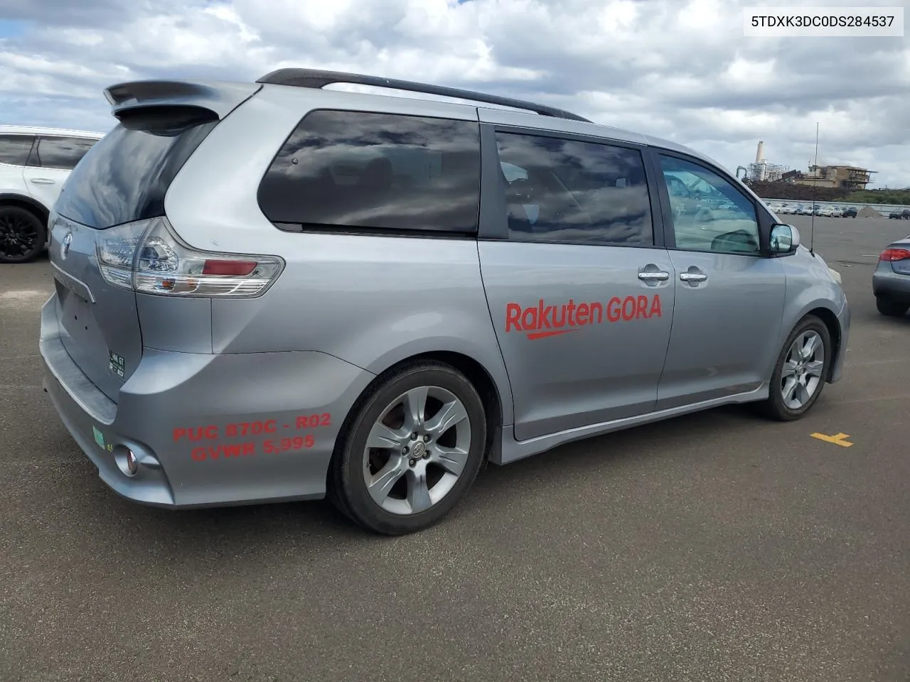 5TDXK3DC0DS284537 2013 Toyota Sienna Sport