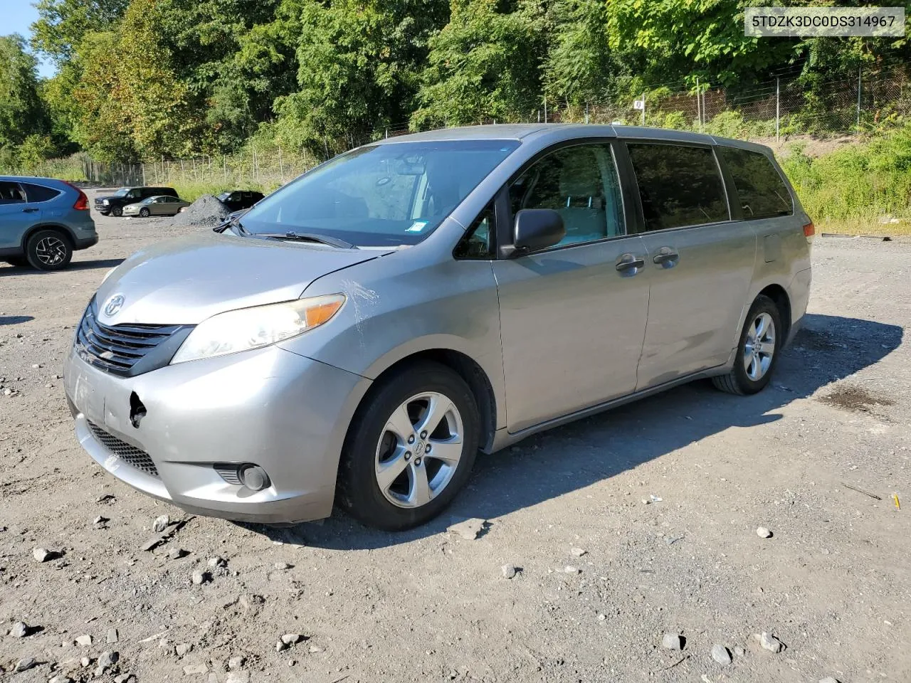 2013 Toyota Sienna VIN: 5TDZK3DC0DS314967 Lot: 68990944