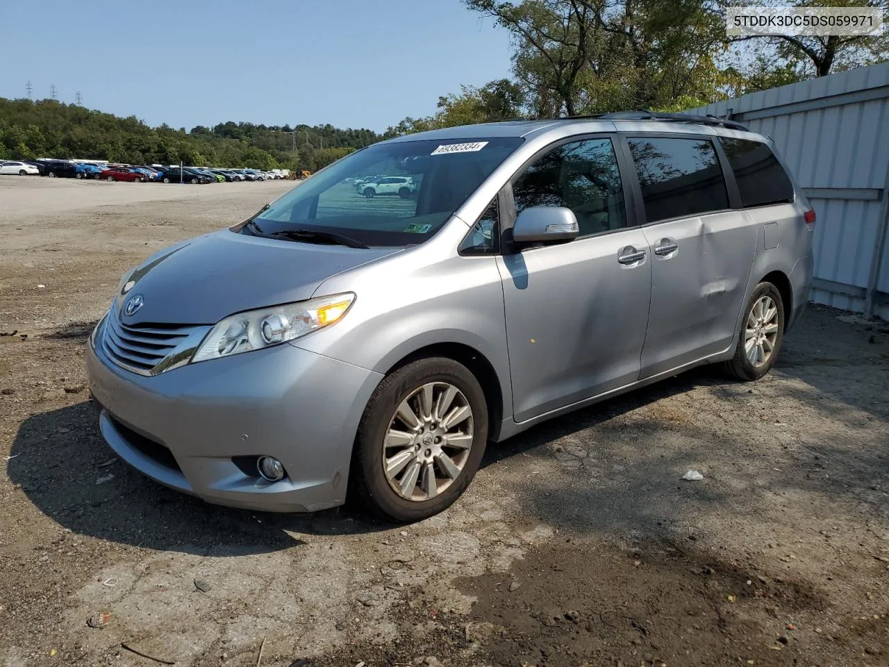 2013 Toyota Sienna Xle VIN: 5TDDK3DC5DS059971 Lot: 69382334