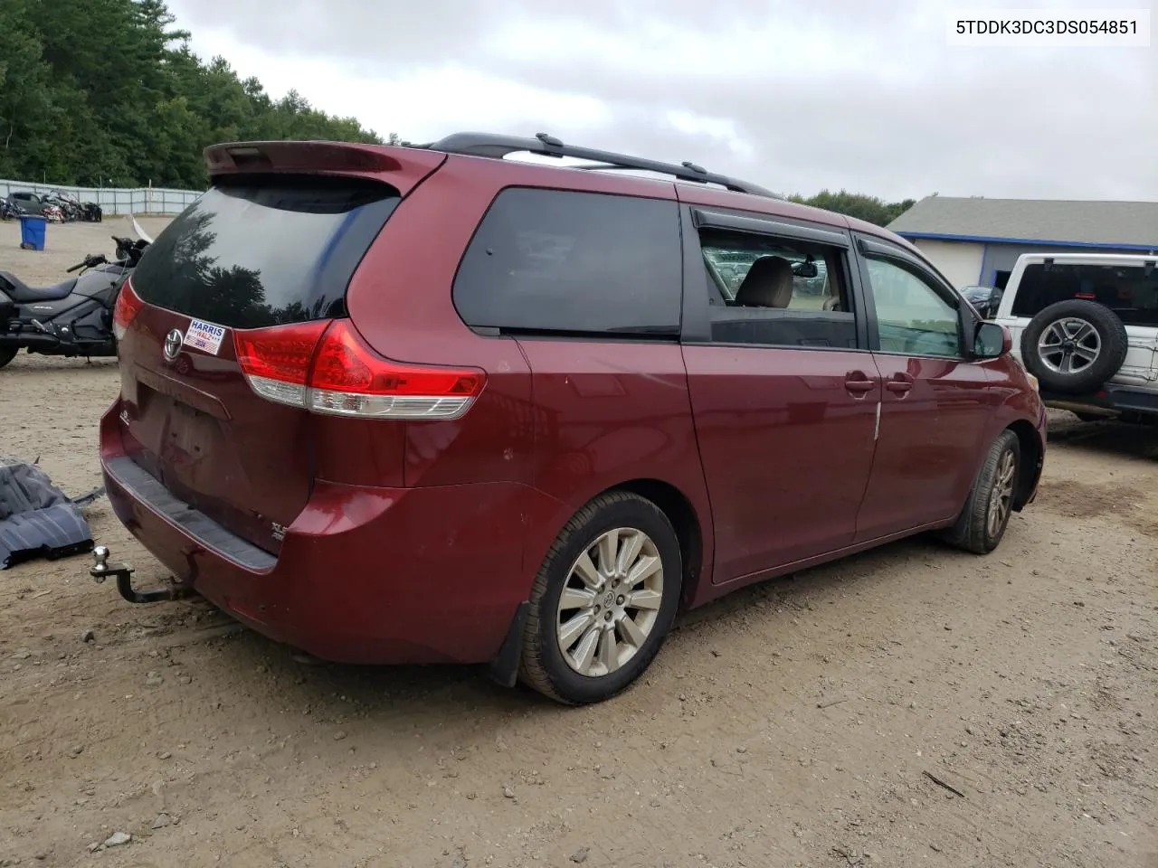 2013 Toyota Sienna Xle VIN: 5TDDK3DC3DS054851 Lot: 69485884