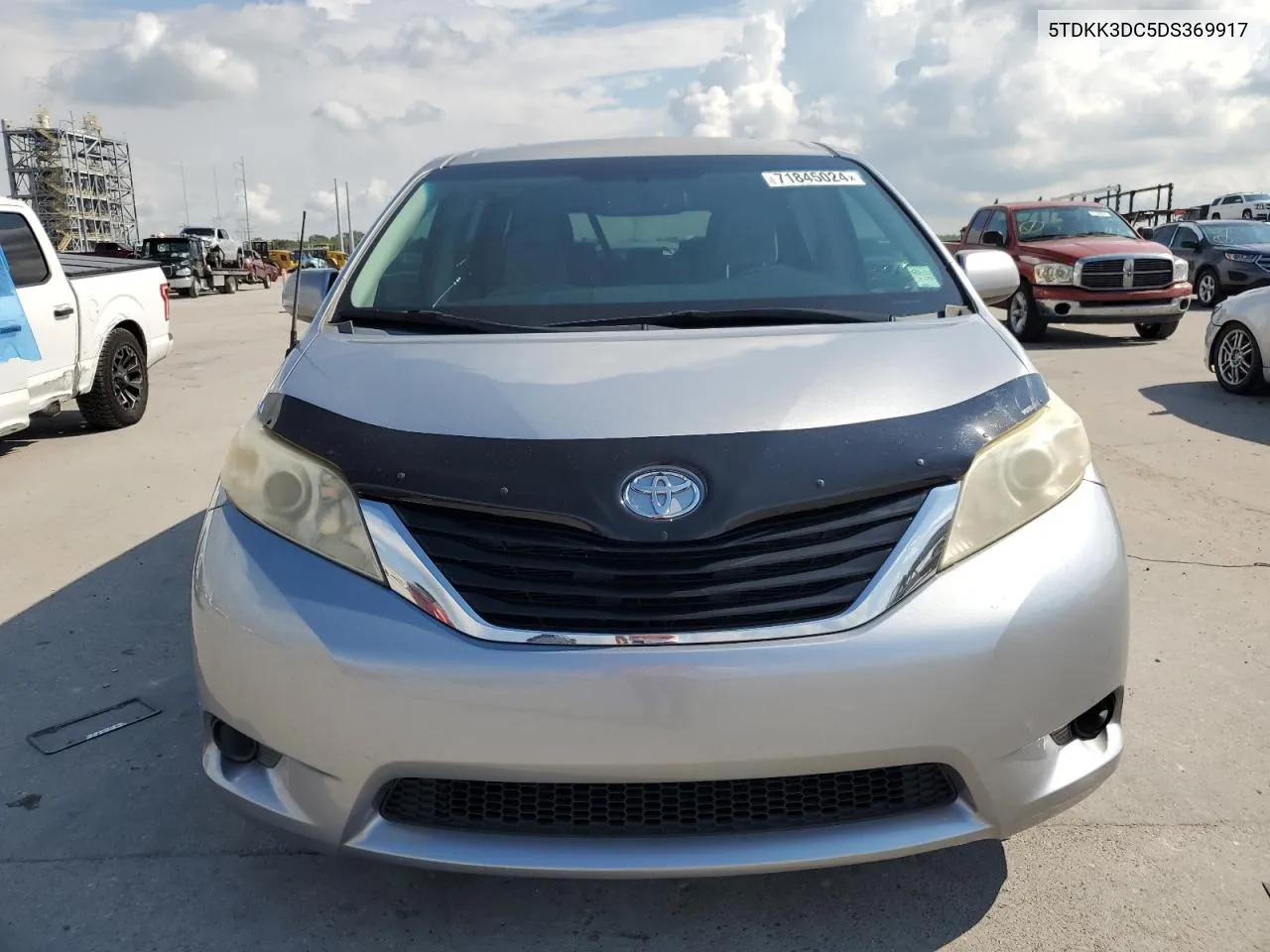 2013 Toyota Sienna Le VIN: 5TDKK3DC5DS369917 Lot: 71845024