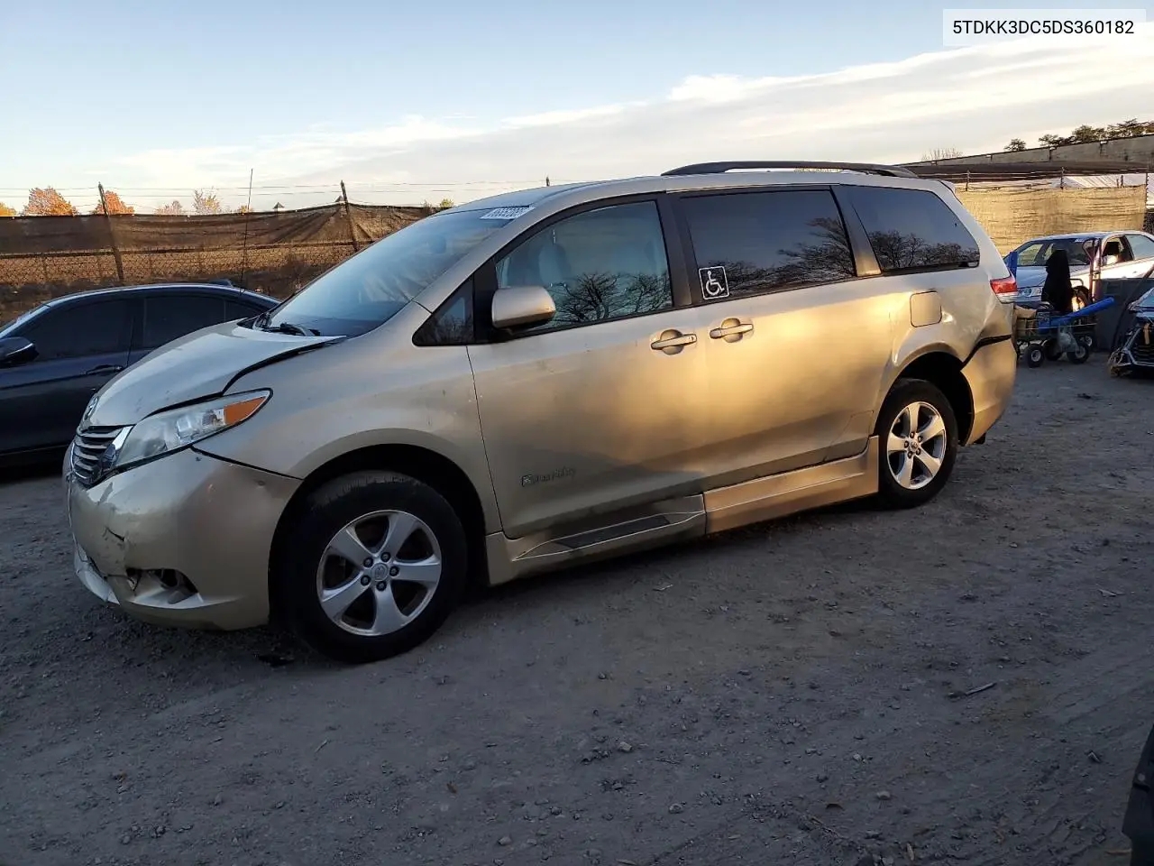 5TDKK3DC5DS360182 2013 Toyota Sienna Le