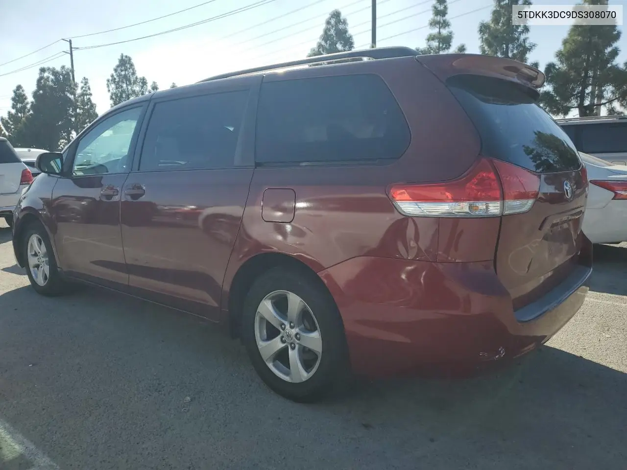 5TDKK3DC9DS308070 2013 Toyota Sienna Le