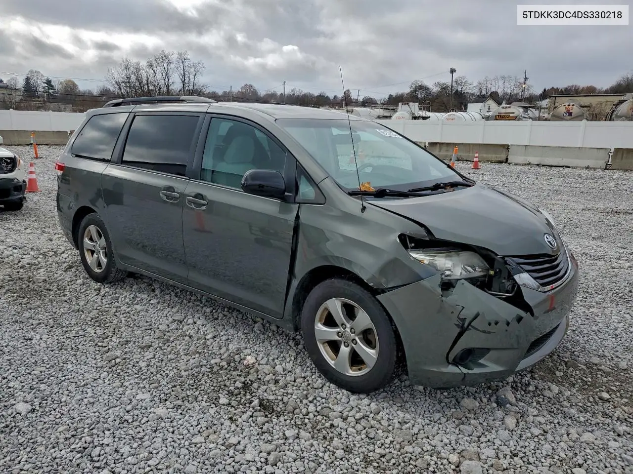 5TDKK3DC4DS330218 2013 Toyota Sienna Le