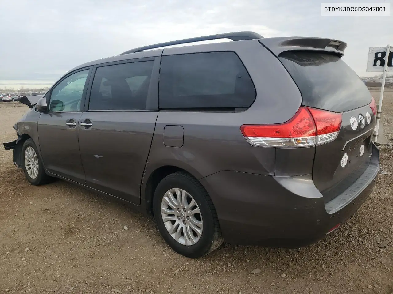 5TDYK3DC6DS347001 2013 Toyota Sienna Xle
