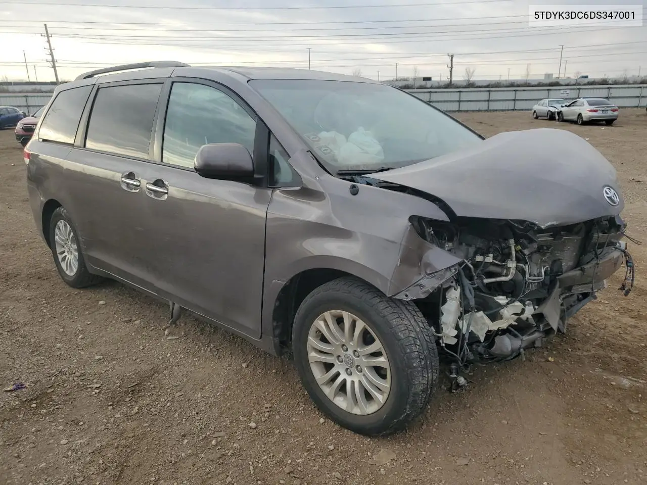 5TDYK3DC6DS347001 2013 Toyota Sienna Xle