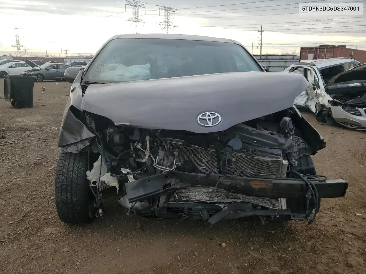5TDYK3DC6DS347001 2013 Toyota Sienna Xle