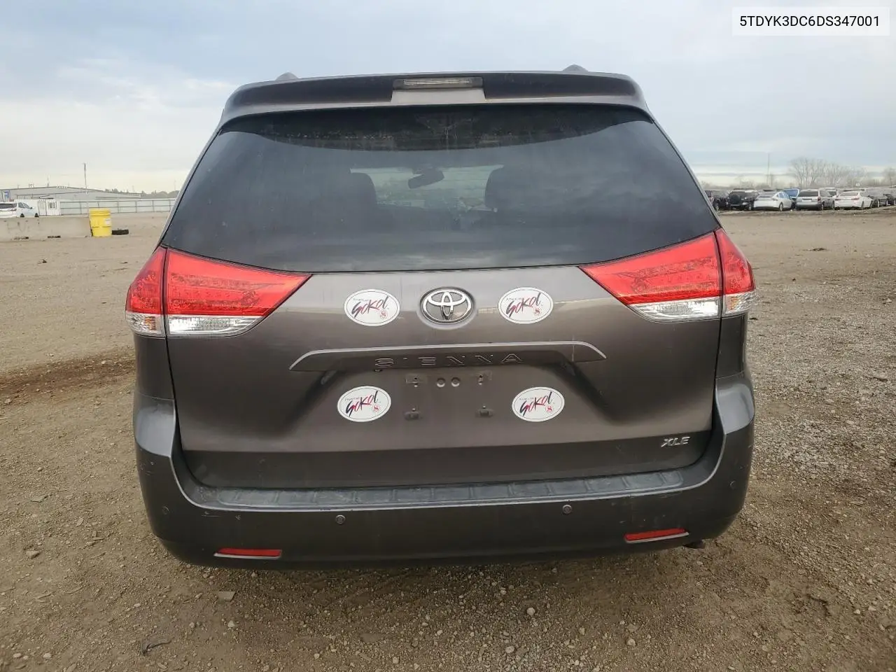 5TDYK3DC6DS347001 2013 Toyota Sienna Xle