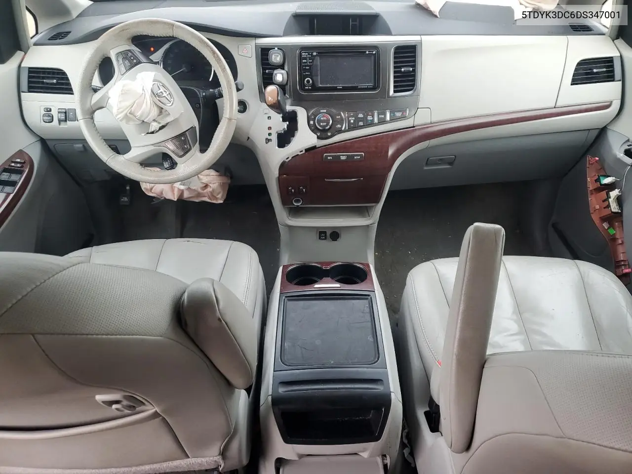 5TDYK3DC6DS347001 2013 Toyota Sienna Xle