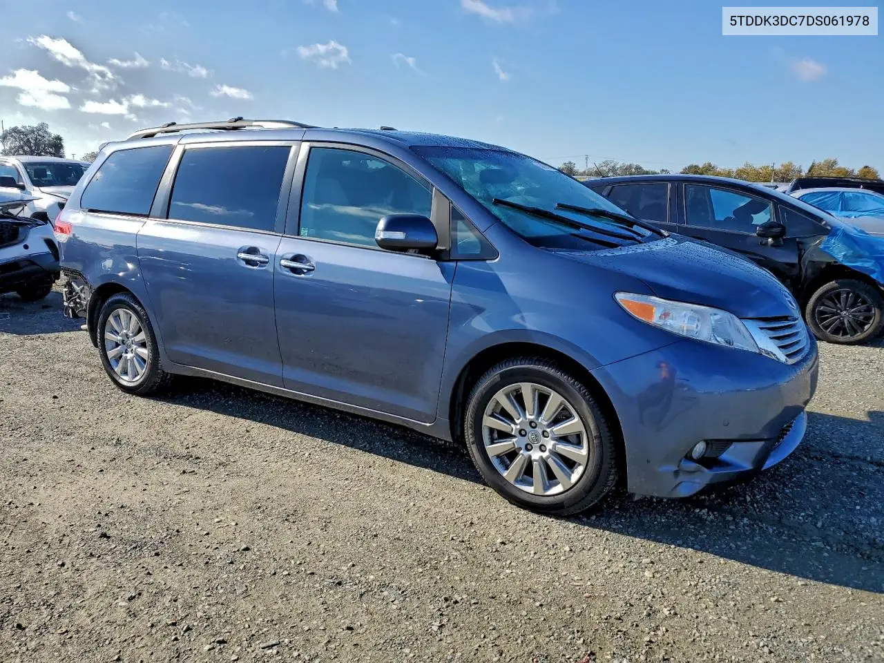 5TDDK3DC7DS061978 2013 Toyota Sienna Xle