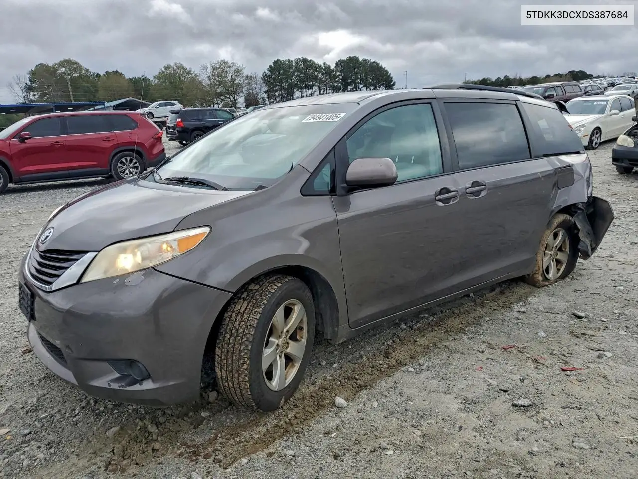 5TDKK3DCXDS387684 2013 Toyota Sienna Le