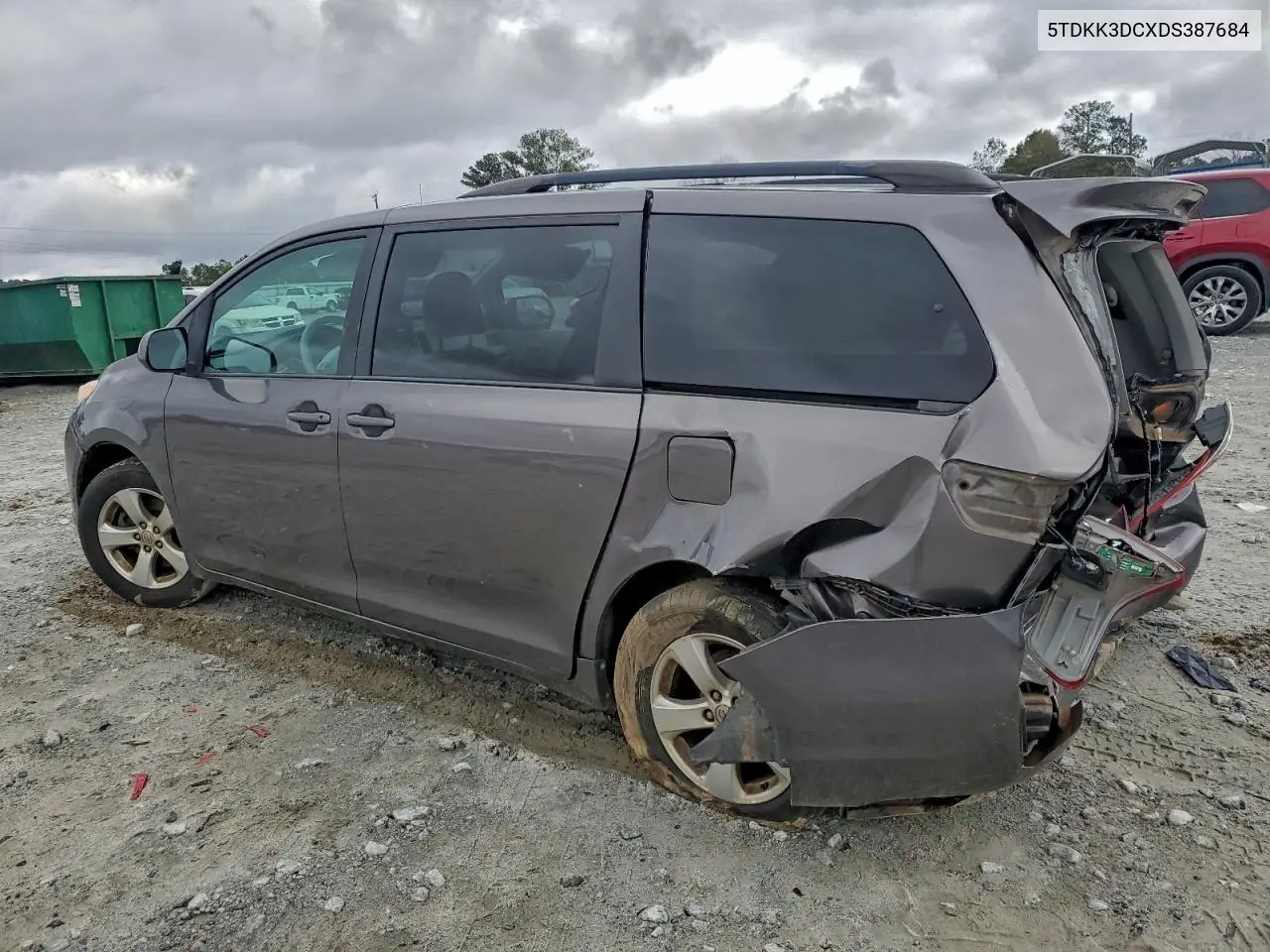 5TDKK3DCXDS387684 2013 Toyota Sienna Le