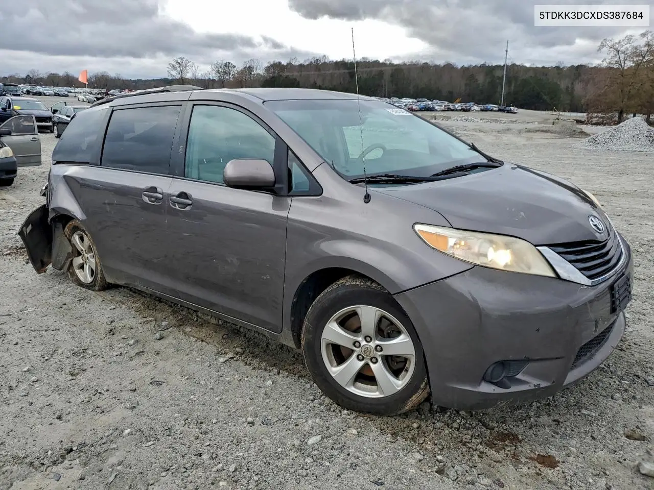 5TDKK3DCXDS387684 2013 Toyota Sienna Le