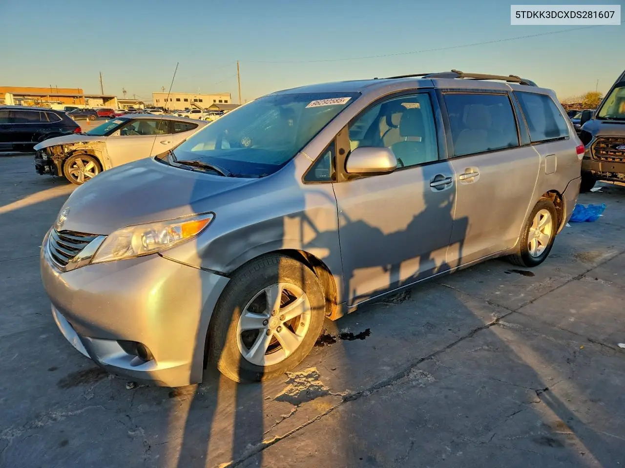 5TDKK3DCXDS281607 2013 Toyota Sienna Le