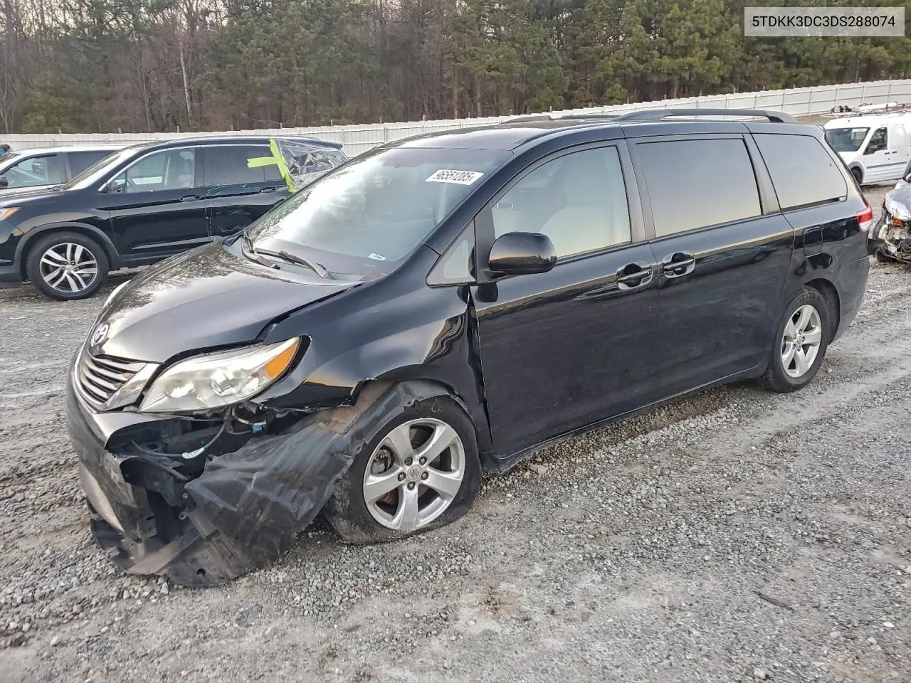 5TDKK3DC3DS288074 2013 Toyota Sienna Le