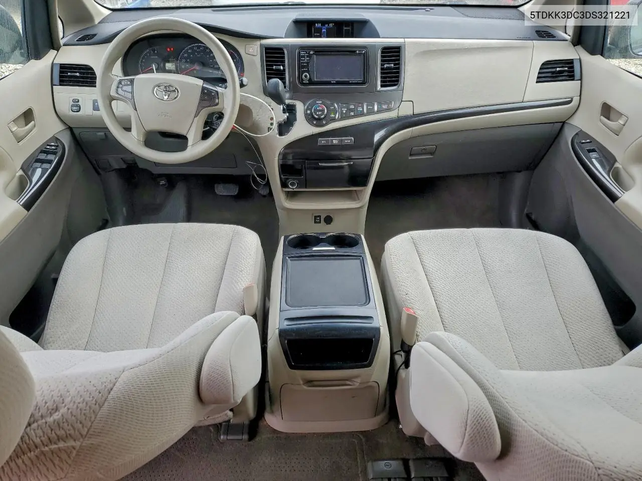 5TDKK3DC3DS321221 2013 Toyota Sienna Le