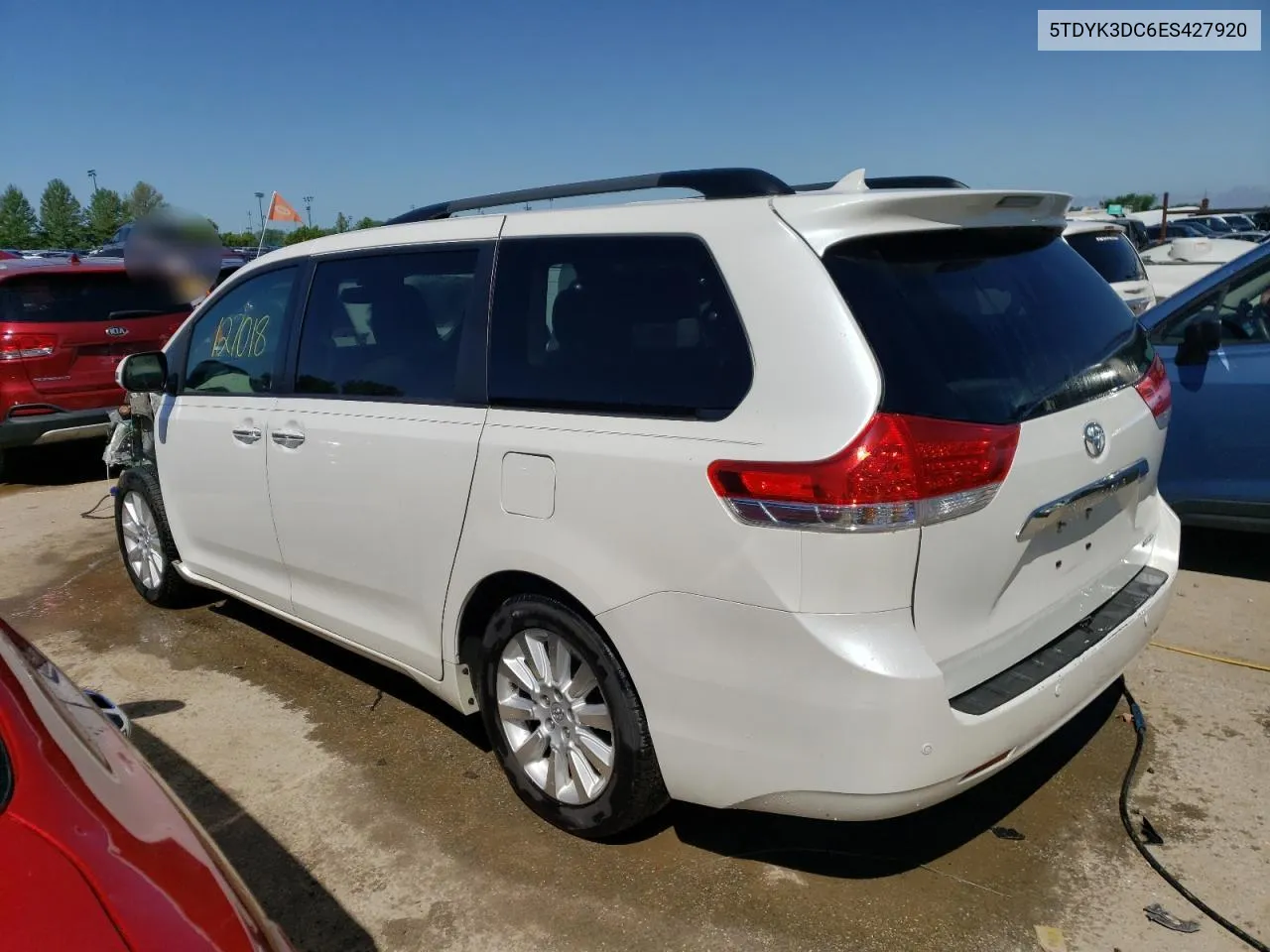 5TDYK3DC6ES427920 2014 Toyota Sienna Xle