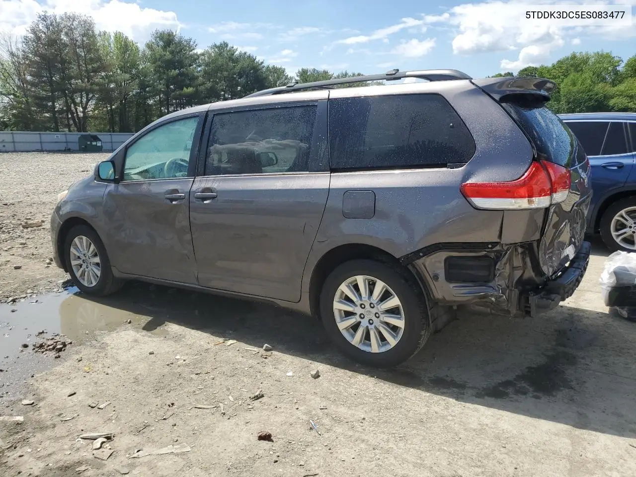 2014 Toyota Sienna Xle VIN: 5TDDK3DC5ES083477 Lot: 56127375