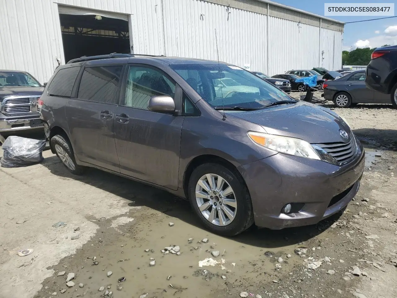 2014 Toyota Sienna Xle VIN: 5TDDK3DC5ES083477 Lot: 56127375