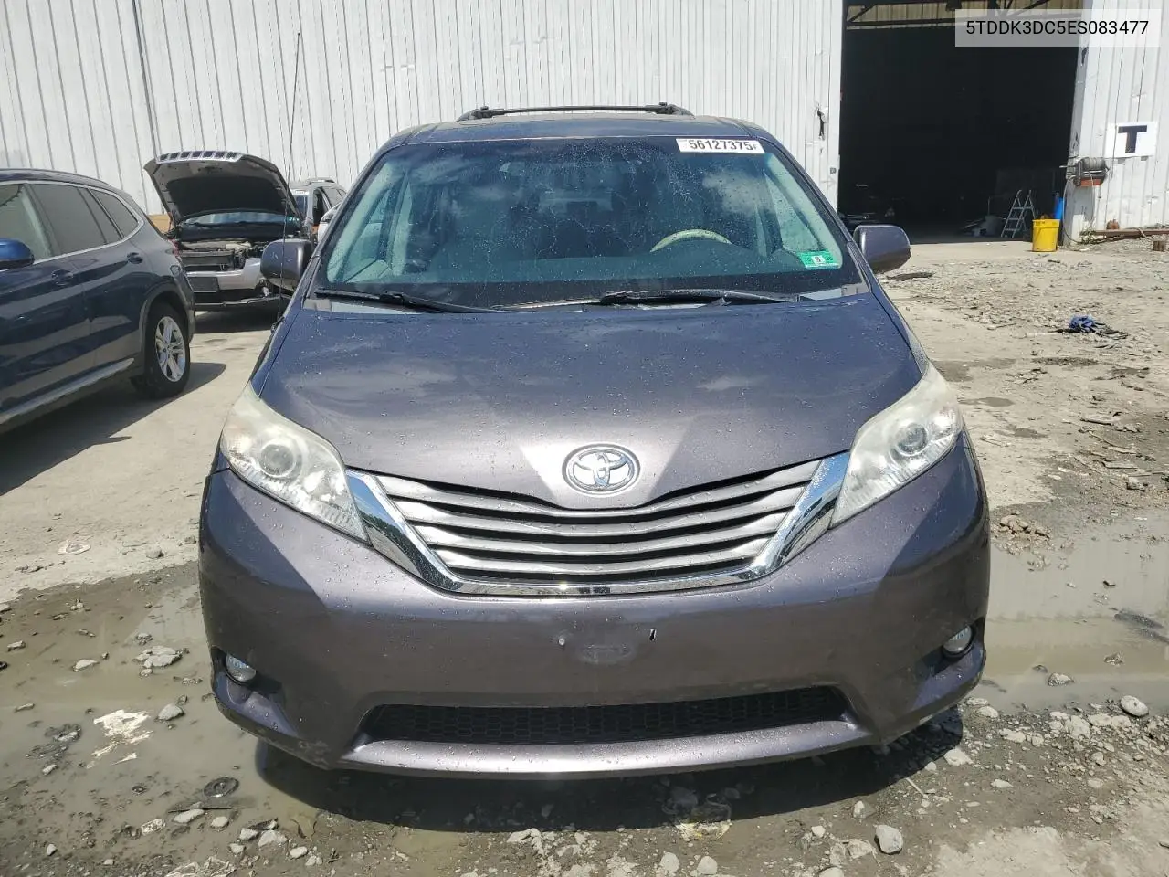 2014 Toyota Sienna Xle VIN: 5TDDK3DC5ES083477 Lot: 56127375