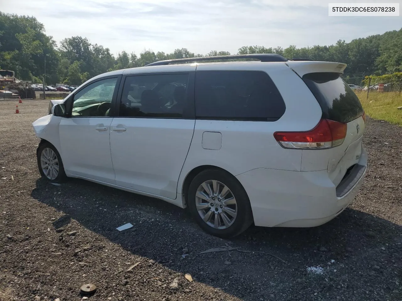 5TDDK3DC6ES078238 2014 Toyota Sienna Xle