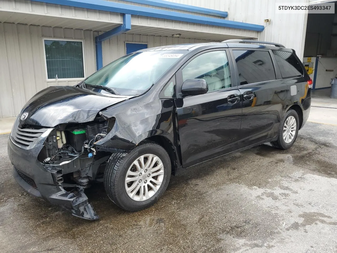 5TDYK3DC2ES493347 2014 Toyota Sienna Xle