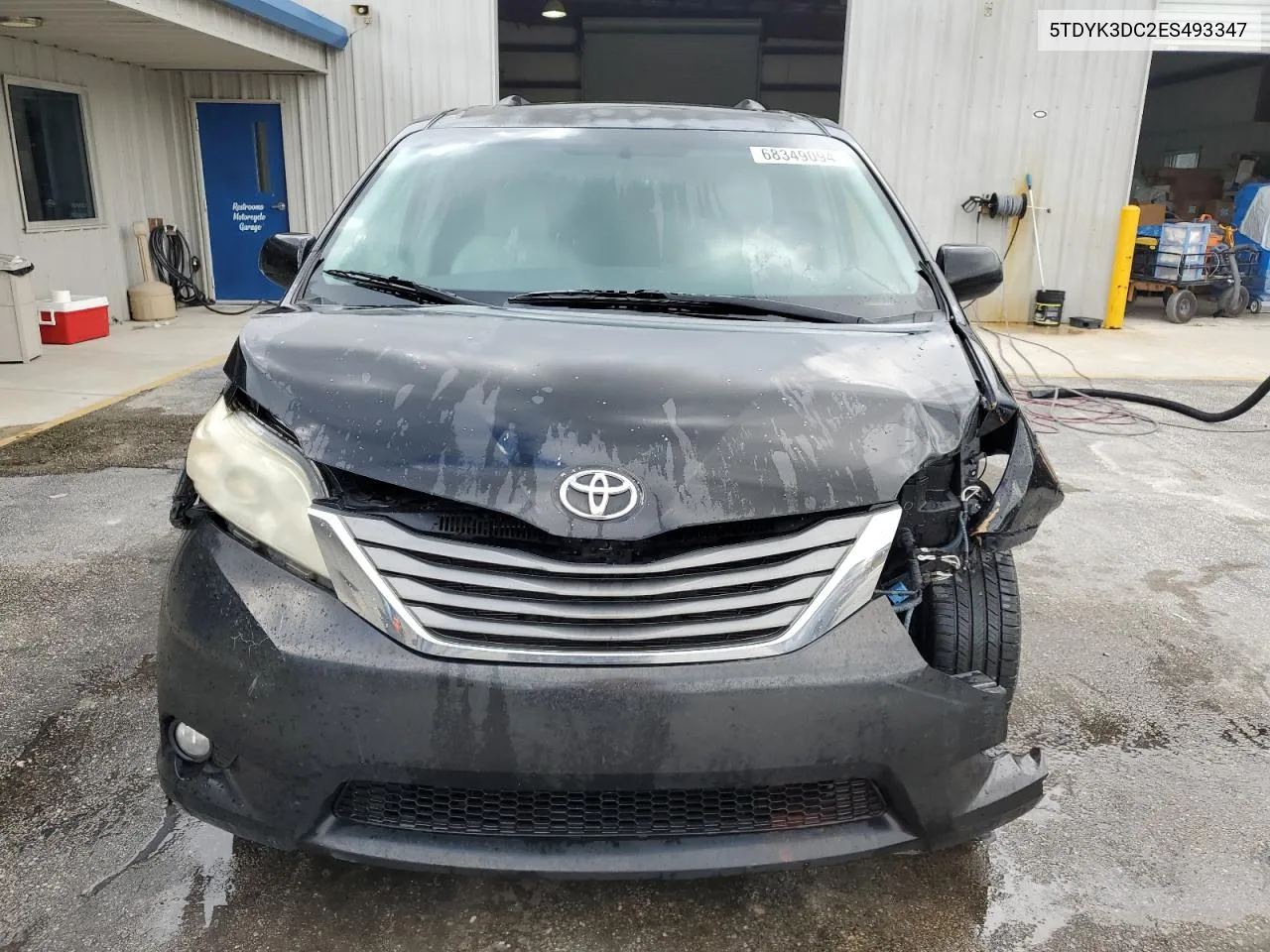 2014 Toyota Sienna Xle VIN: 5TDYK3DC2ES493347 Lot: 68349094