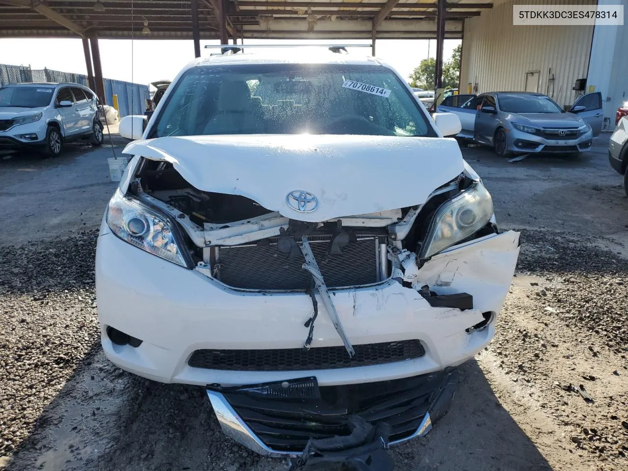 5TDKK3DC3ES478314 2014 Toyota Sienna Le