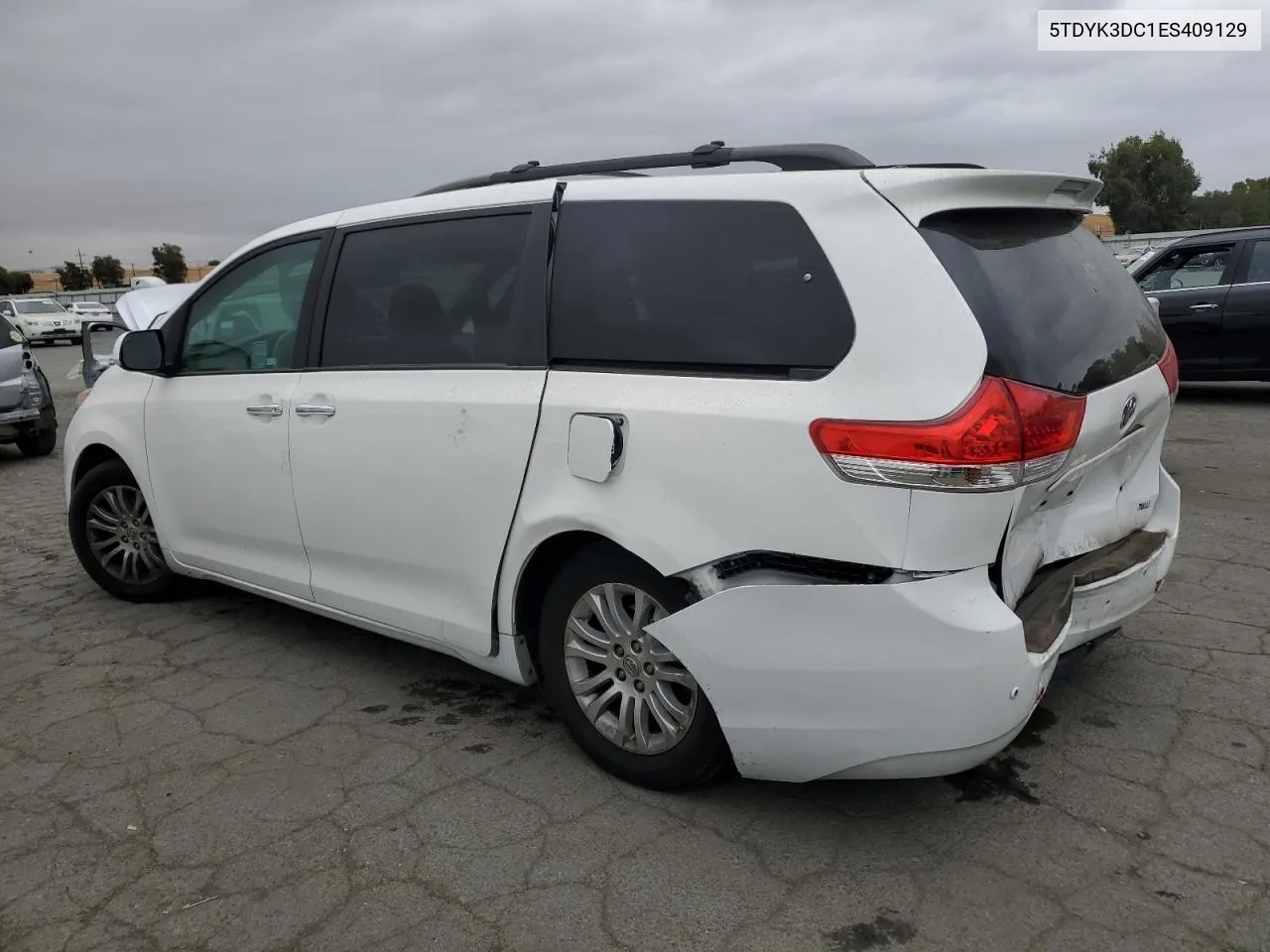 2014 Toyota Sienna Xle VIN: 5TDYK3DC1ES409129 Lot: 71849664