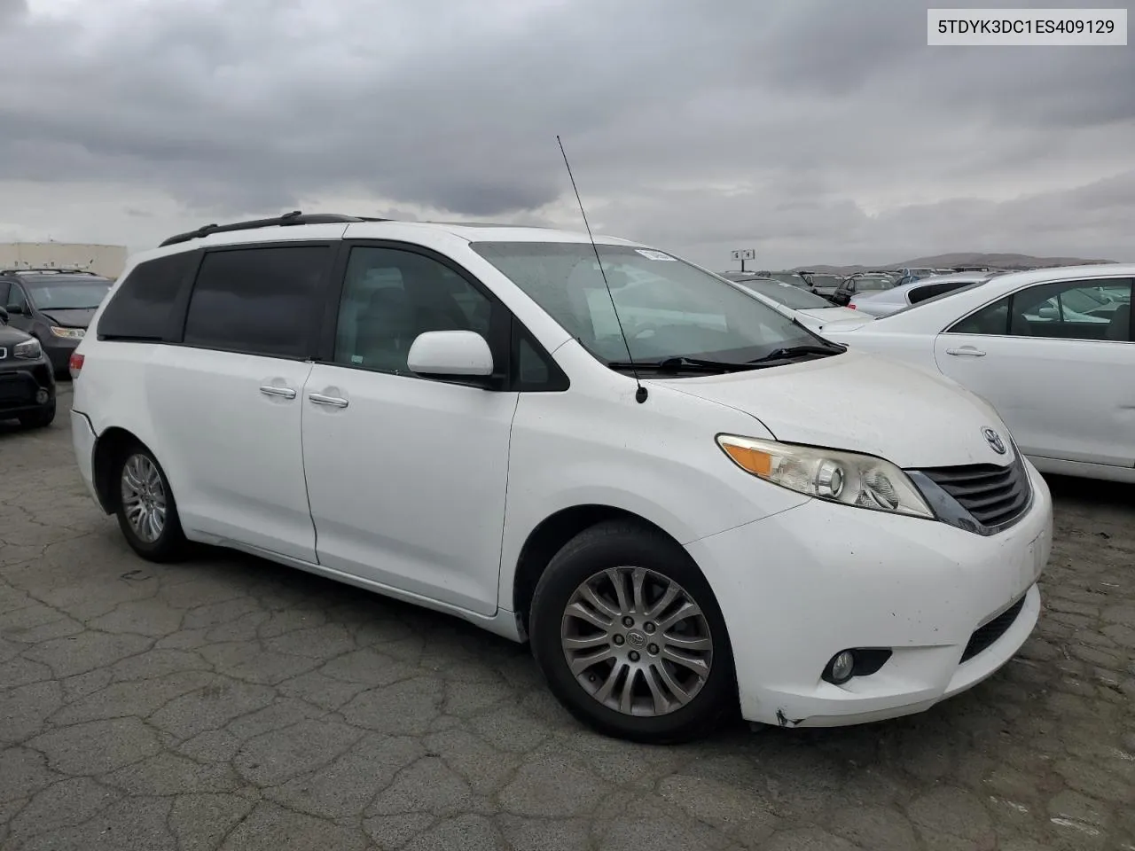 2014 Toyota Sienna Xle VIN: 5TDYK3DC1ES409129 Lot: 71849664