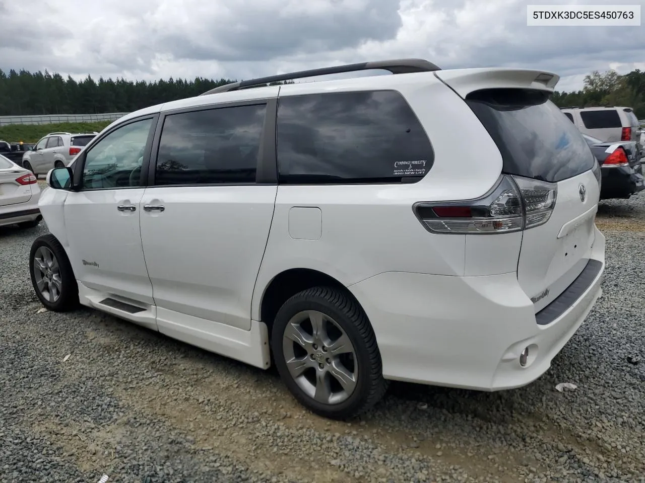 5TDXK3DC5ES450763 2014 Toyota Sienna Sport