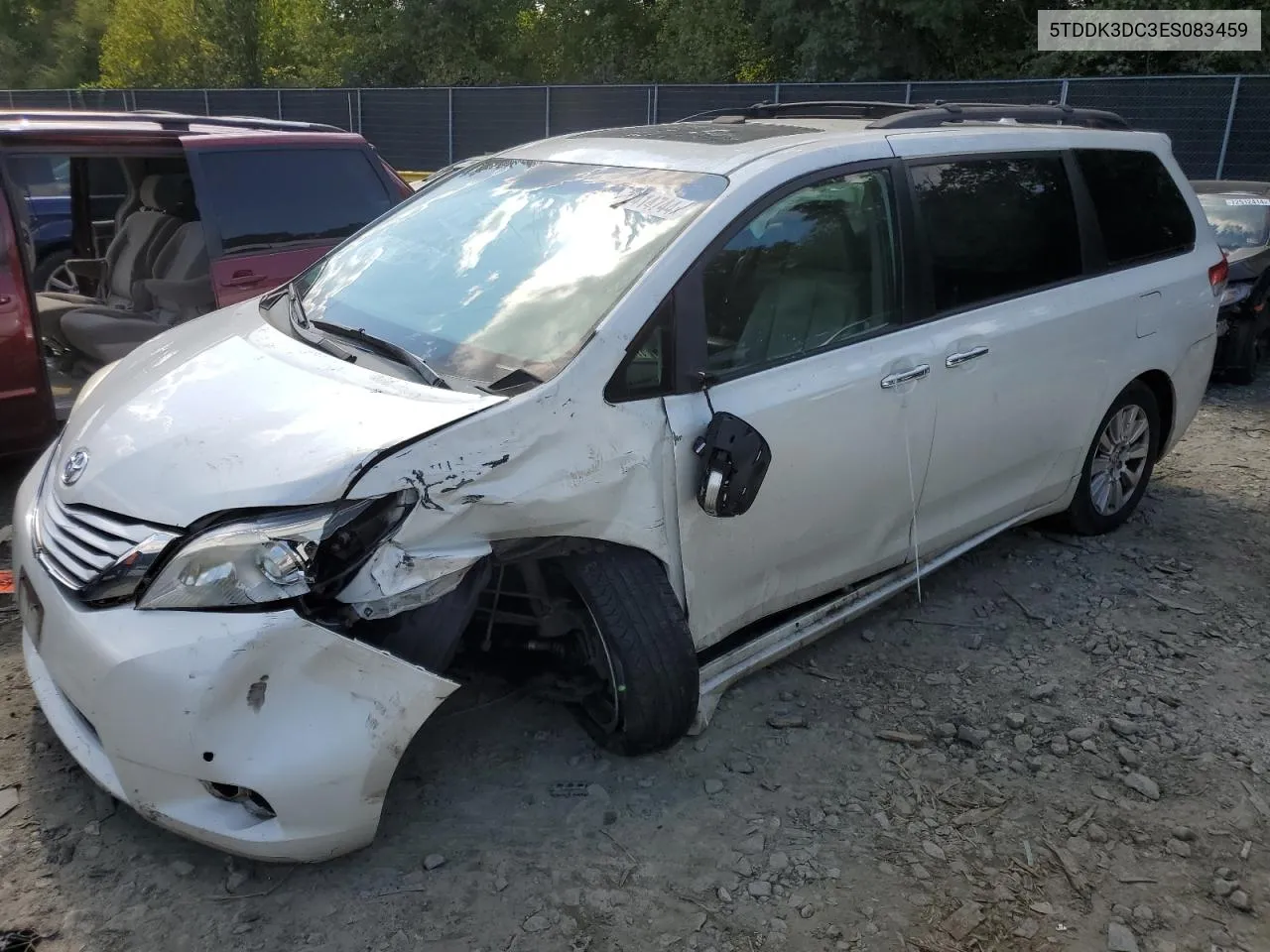 5TDDK3DC3ES083459 2014 Toyota Sienna Xle