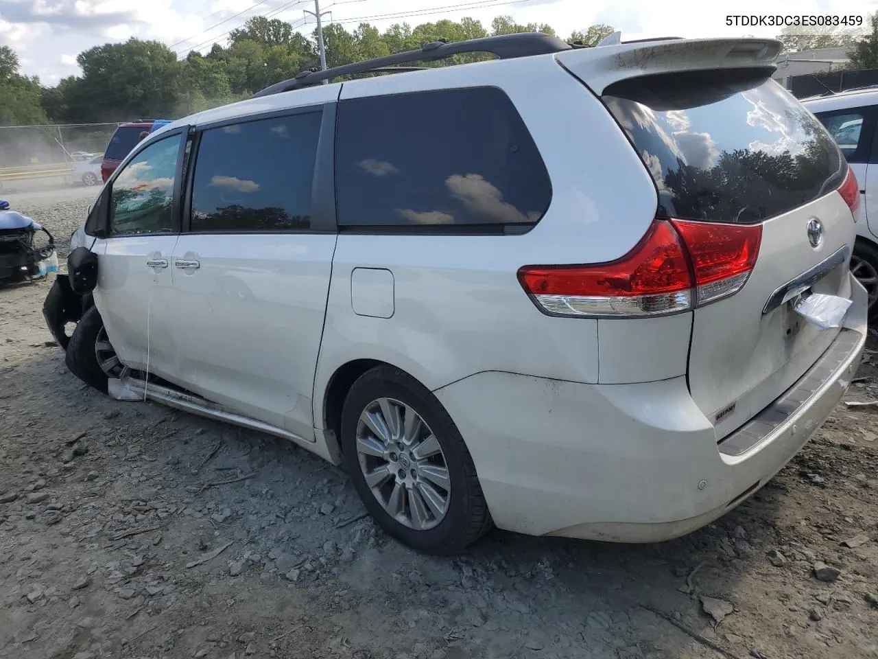 2014 Toyota Sienna Xle VIN: 5TDDK3DC3ES083459 Lot: 72414744