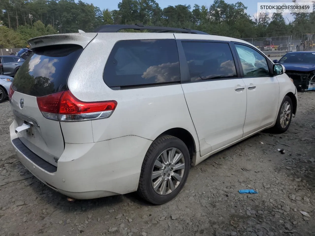 2014 Toyota Sienna Xle VIN: 5TDDK3DC3ES083459 Lot: 72414744