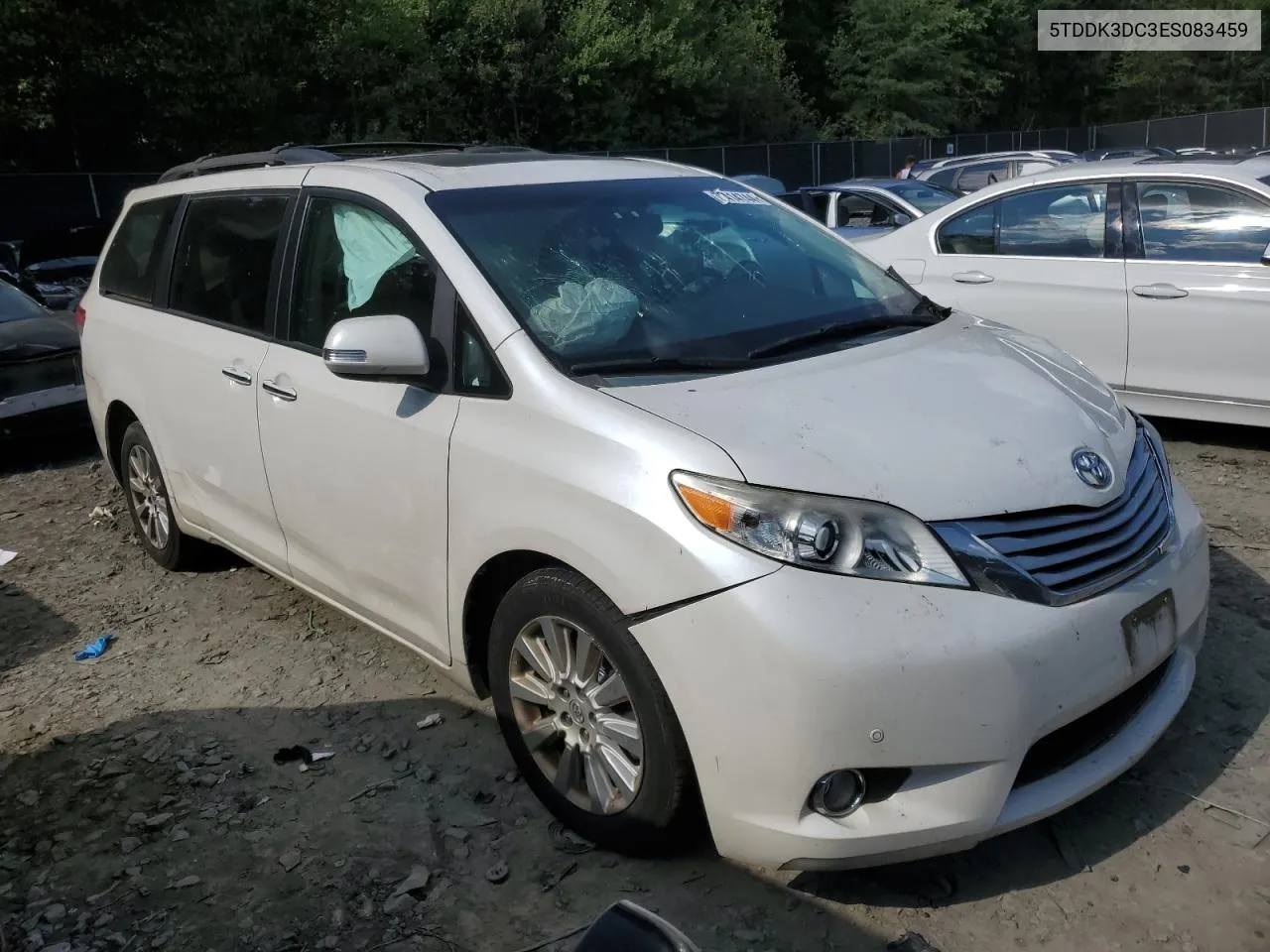 5TDDK3DC3ES083459 2014 Toyota Sienna Xle