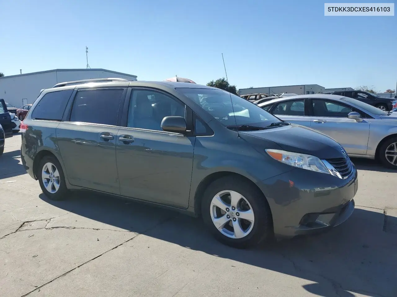5TDKK3DCXES416103 2014 Toyota Sienna Le