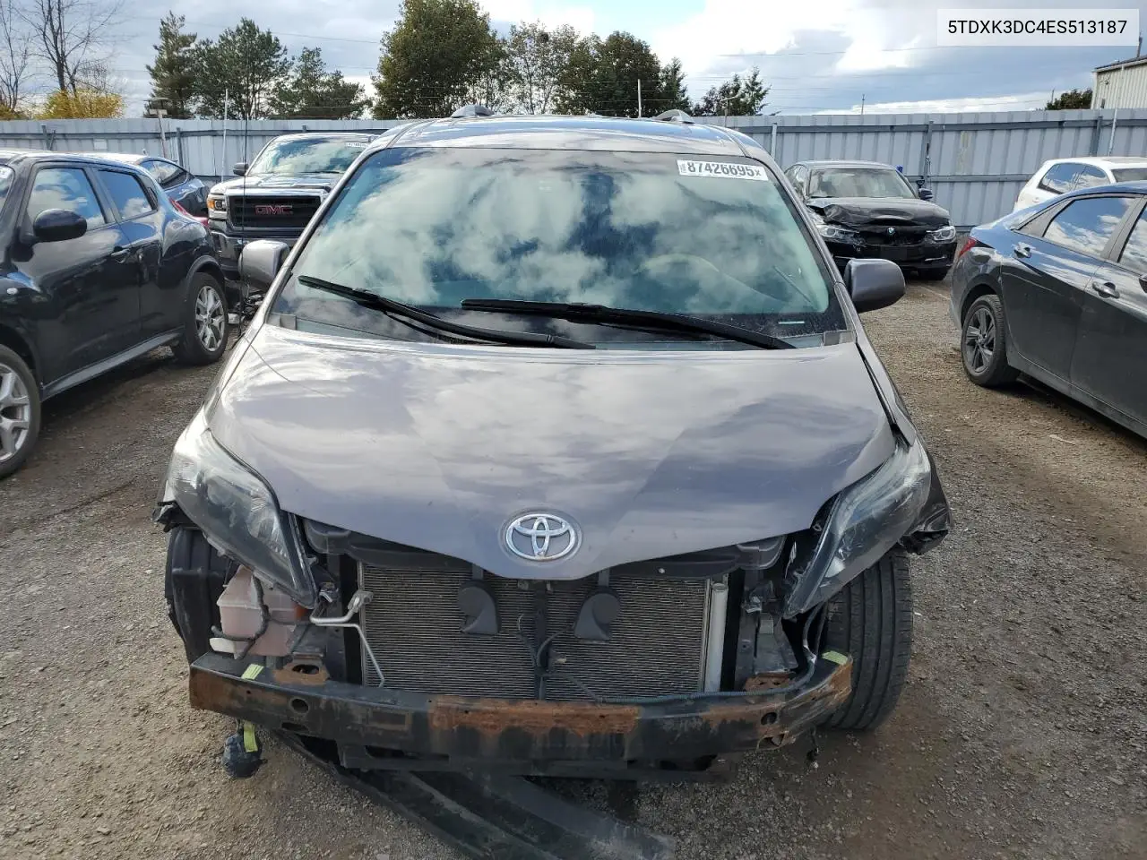5TDXK3DC4ES513187 2014 Toyota Sienna Sport