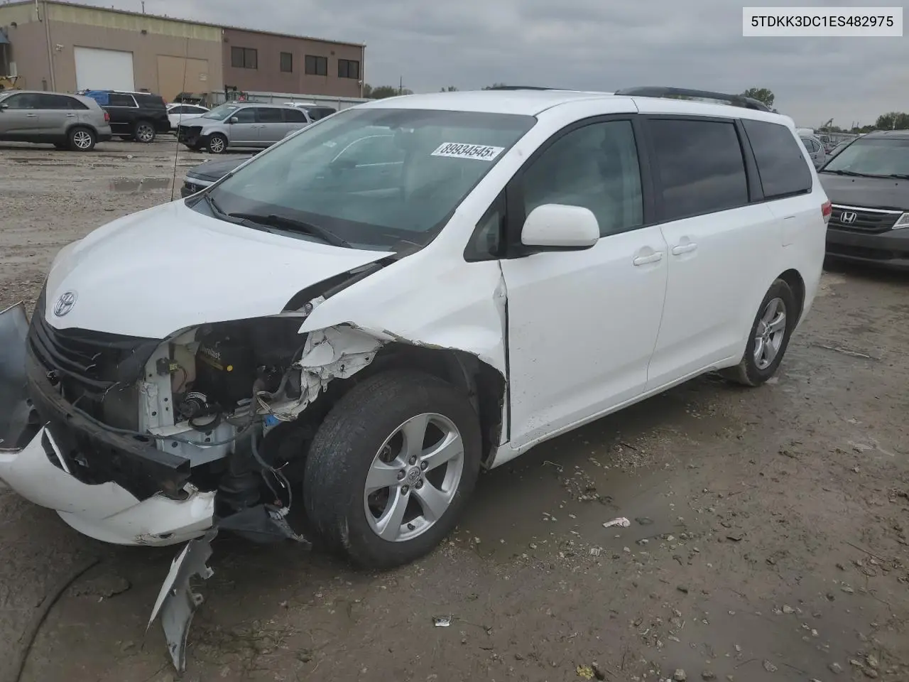 5TDKK3DC1ES482975 2014 Toyota Sienna Le