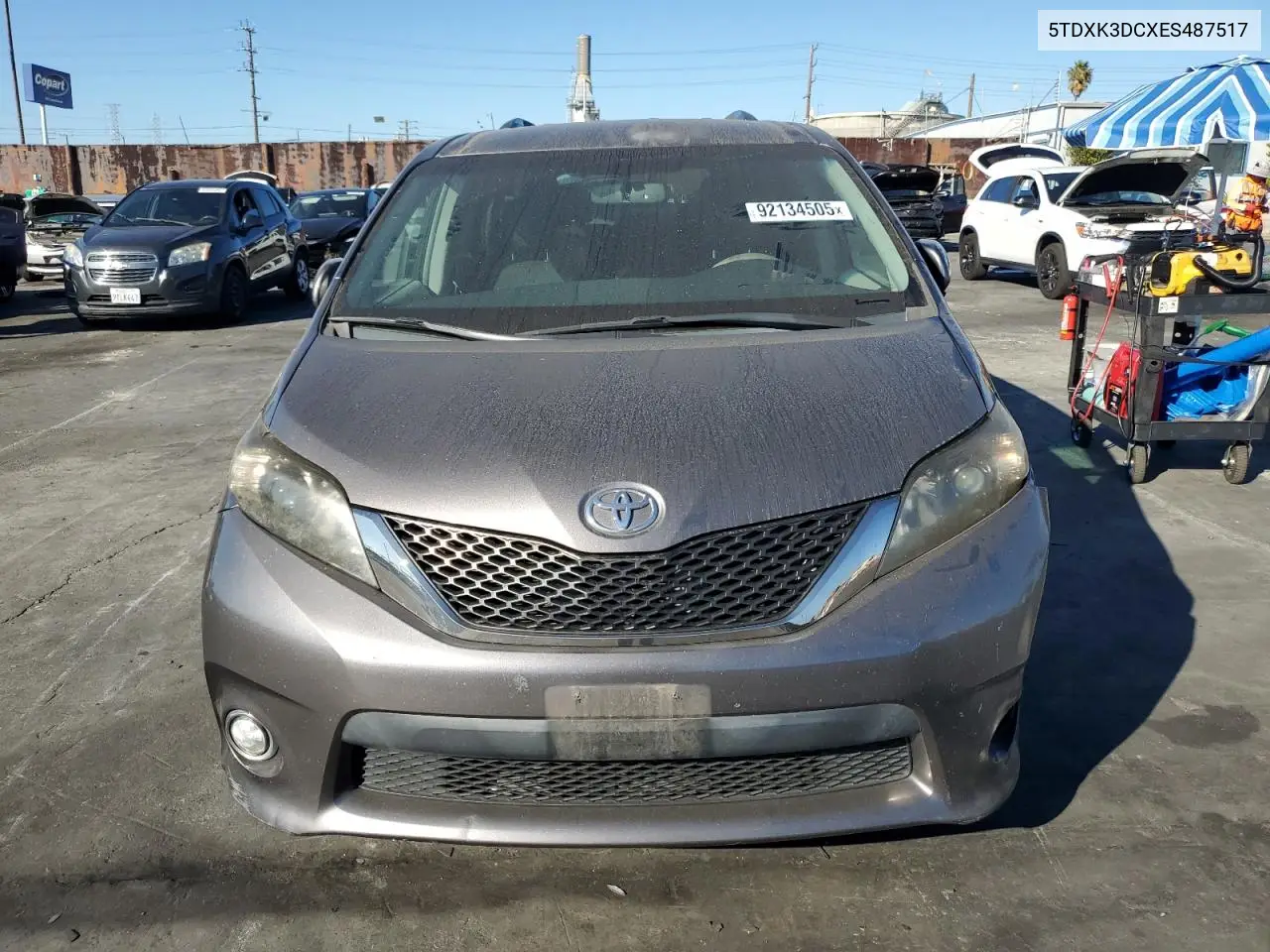 5TDXK3DCXES487517 2014 Toyota Sienna Sport