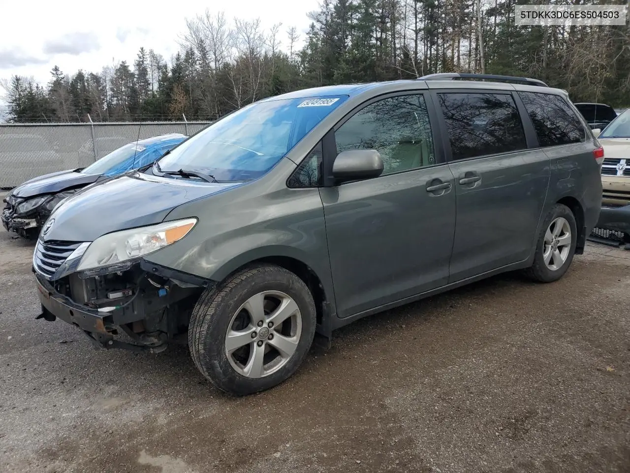 5TDKK3DC6ES504503 2014 Toyota Sienna Le