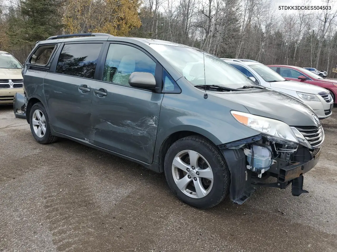 5TDKK3DC6ES504503 2014 Toyota Sienna Le