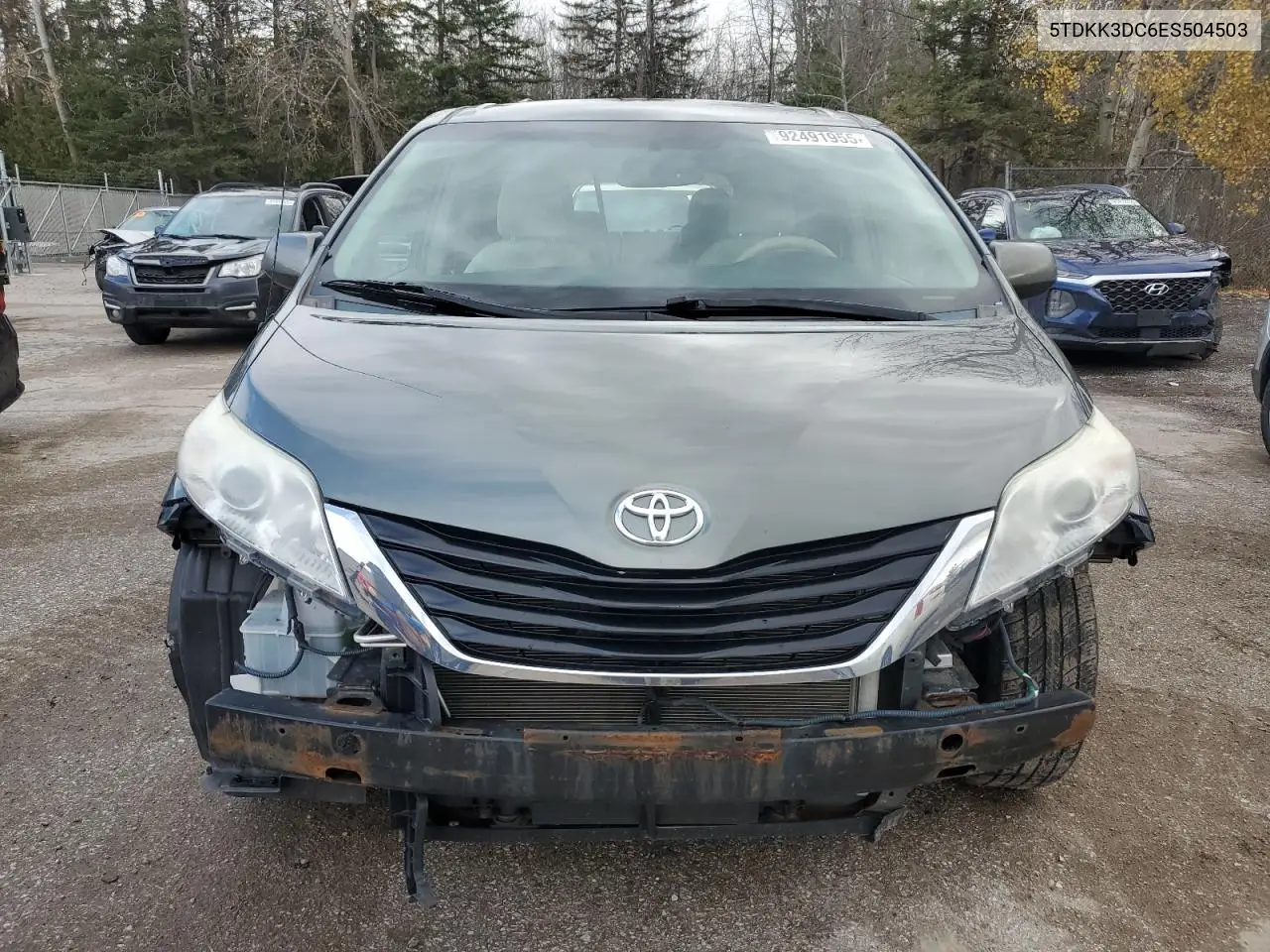 5TDKK3DC6ES504503 2014 Toyota Sienna Le