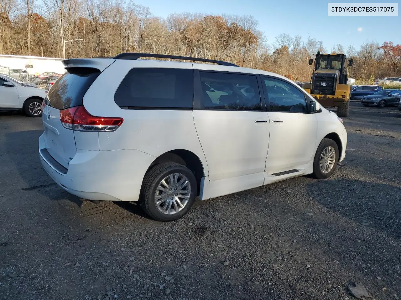 5TDYK3DC7ES517075 2014 Toyota Sienna Xle