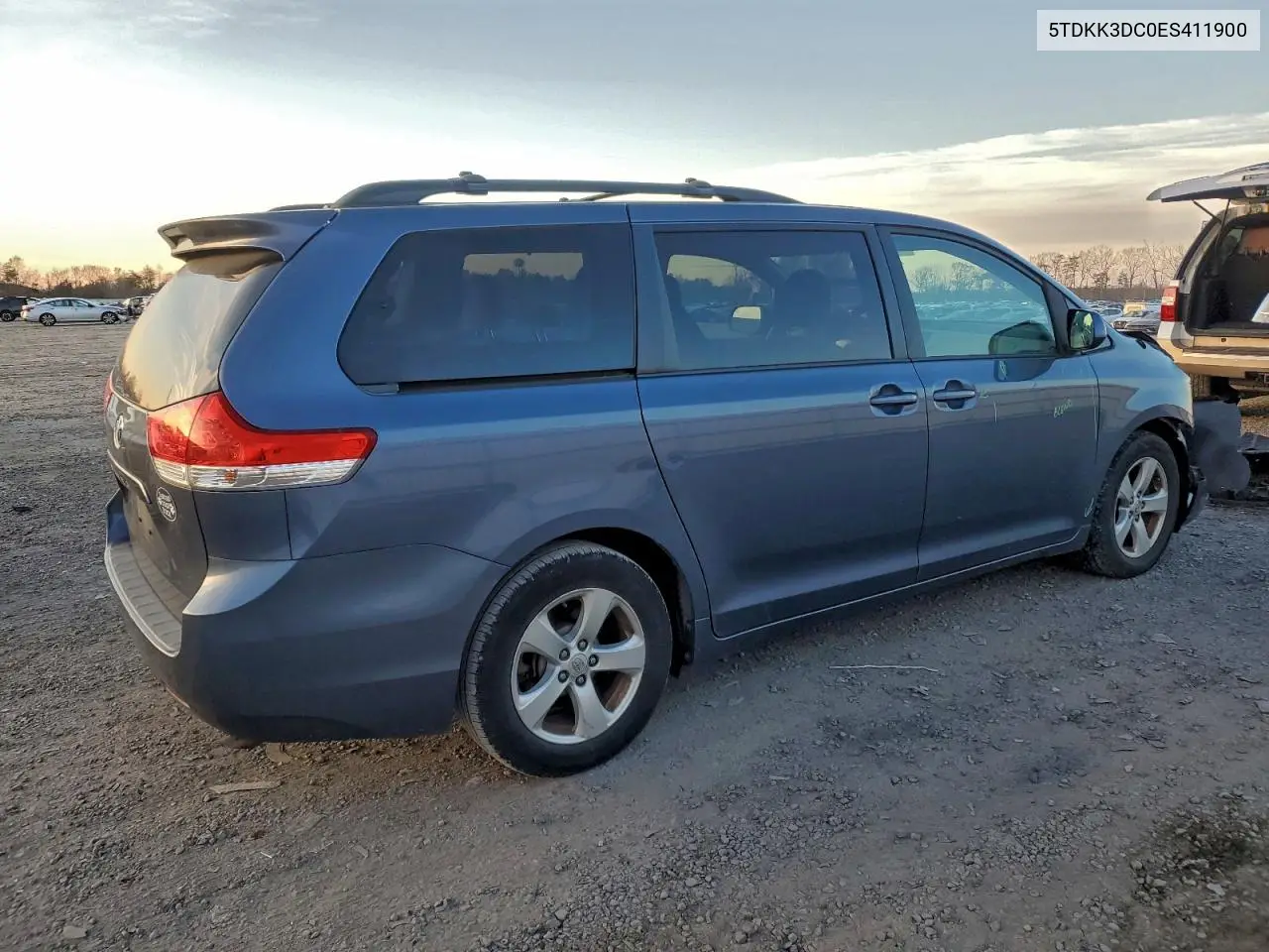 5TDKK3DC0ES411900 2014 Toyota Sienna Le