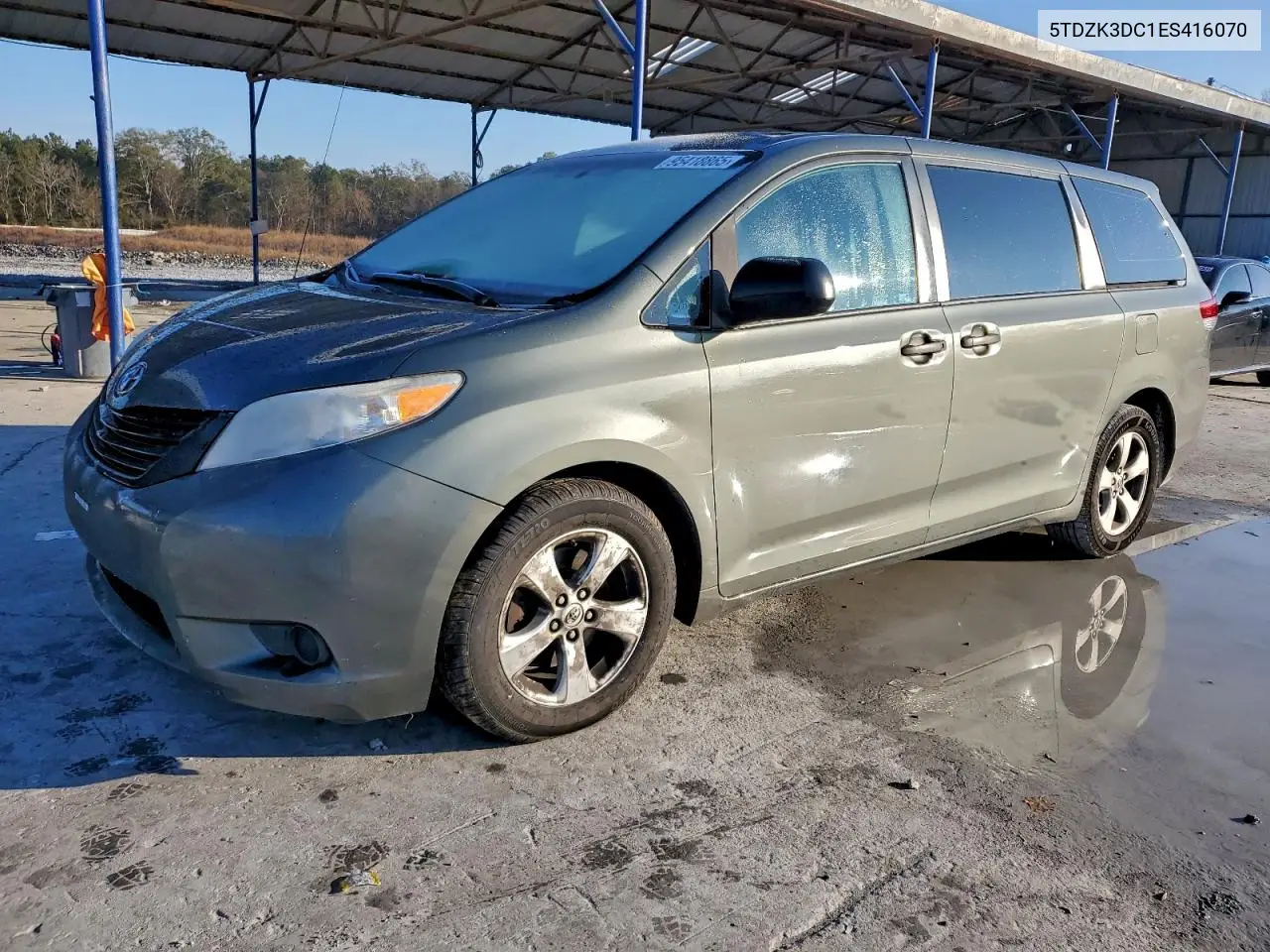 5TDZK3DC1ES416070 2014 Toyota Sienna
