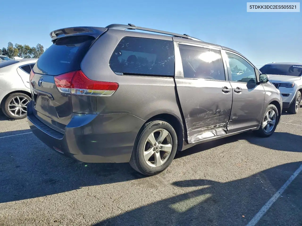 5TDKK3DC2ES505521 2014 Toyota Sienna Le
