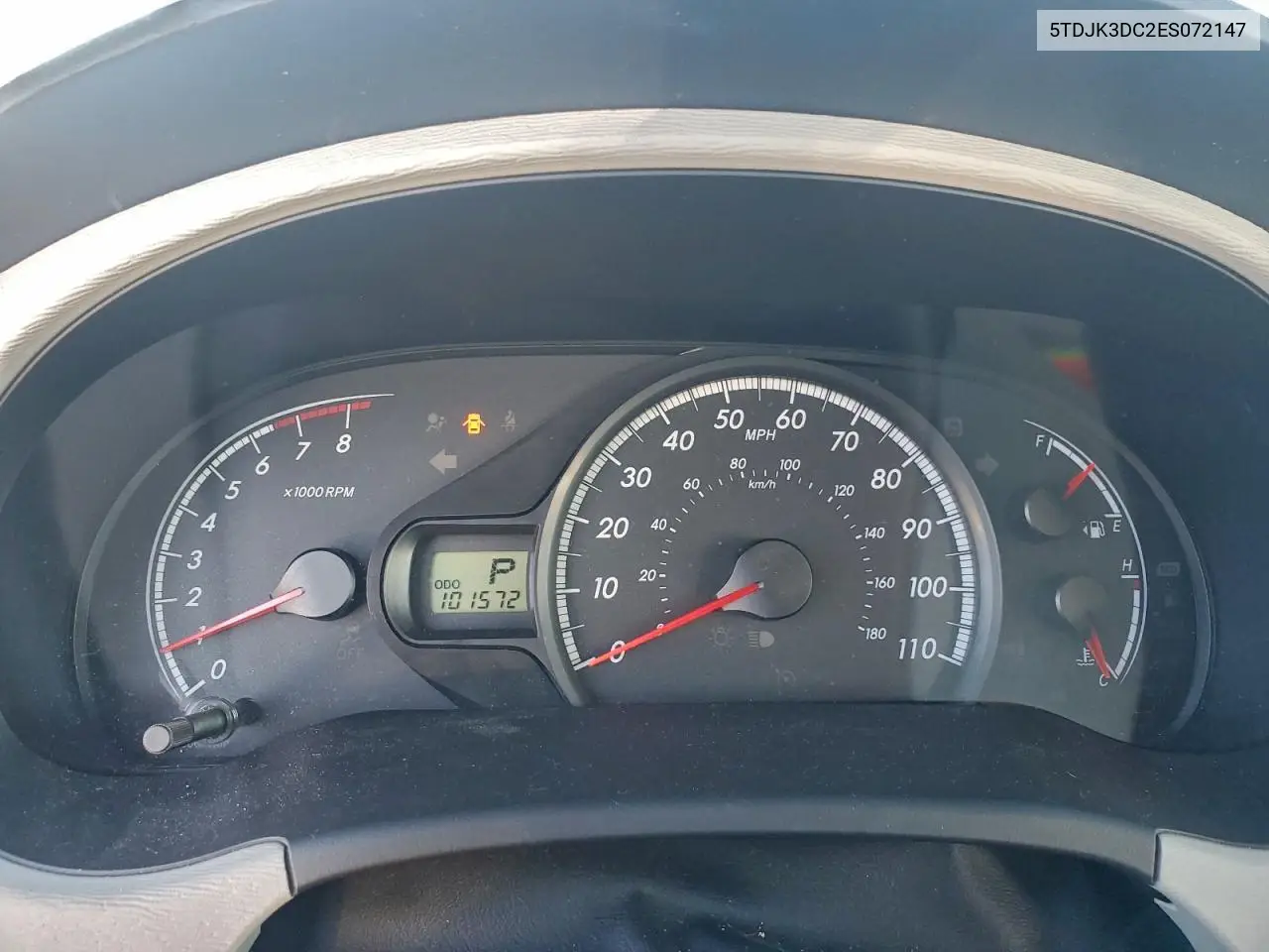 5TDJK3DC2ES072147 2014 Toyota Sienna Le