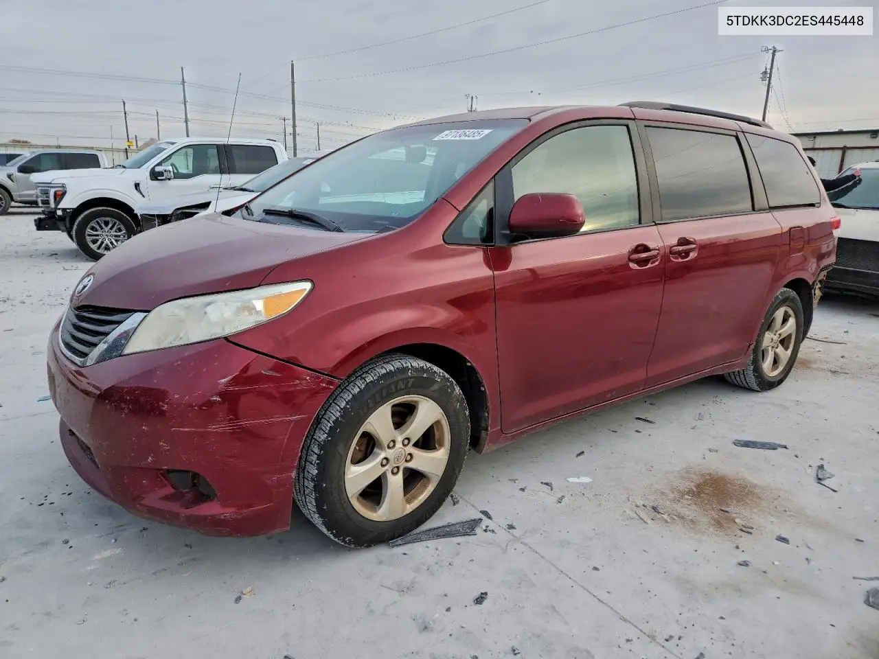 5TDKK3DC2ES445448 2014 Toyota Sienna Le